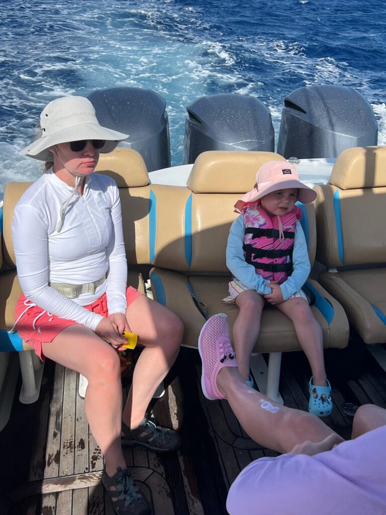 Fishing with kids in TCI