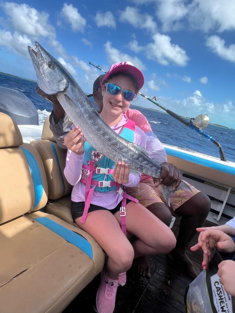 Fishing with kids in TCI with Silver Deep 2