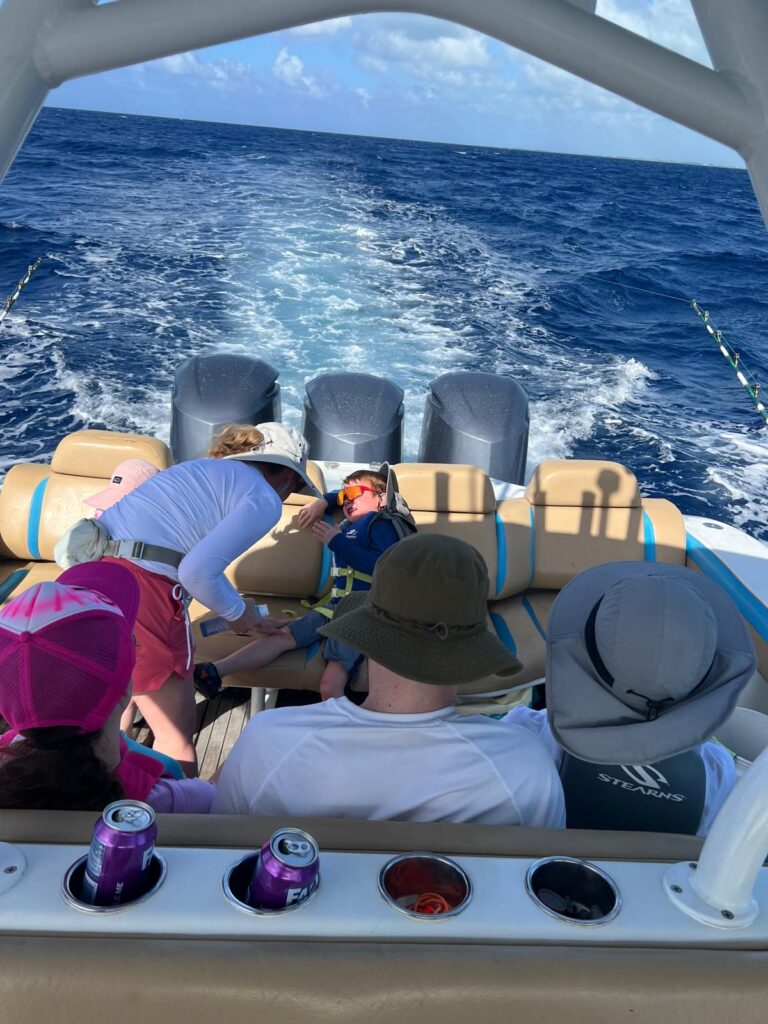 Fishing with kids in TCI with Silver Deep
