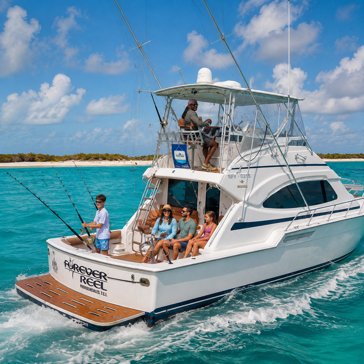 Guests choosing their private Silver Deep tour while cruising in Turks and Caicos